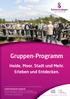 Gruppen-Programm. Heide, Moor, Stadt und Mehr. Erleben und Entdecken.