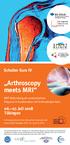 MRT-Befundung am anatomischen Präparat in Kombination mit Arthroskopie-Kurs