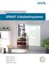 SPRINT Schiebetürsysteme