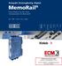 MemoRail. Kompakt. Kostengünstig. Digital. Plug & Measure mit den neuen Analysengeräten für Memosens. ph ORP Cond Oxy Temp. Analysenmeßtechnik