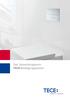 Das Gesamtprogramm TECE-Betätigungsplatten