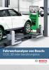 Fahrwerkanalyse von Bosch: CCD, 3D oder berührungslos