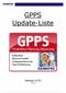 GPPS Update-Liste. Version 4.31 (2013)