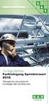 G & S. 1½-Tage Seminar: Fachlehrgang Sprinklerwart 2018 DIENSTLEISTUNGEN. Theoretische und praktische Grundlagen des Sprinklerwarts