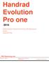 Handrad Evolution Pro one