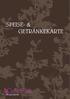 SPEISE- & GETRÄNKEKARTE