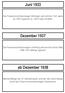 Juni 1933 Dezember 1937 ab Dezember 1938