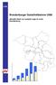 Brandenburger Sozialindikatoren 2006 Aktuelle Daten zur sozialen Lage im Land Brandenburg
