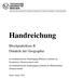 Fakultät Umweltwissenschaften Prof. Didaktik der Geographie, JProf. Didaktik der Geographie u. Umweltkommunikation. Handreichung