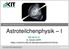 Astroteilchenphysik I