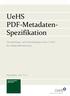 UeHS PDF-Metadaten- Spezifikation