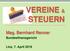 VEREINE & STEUERN. Mag. Bernhard Renner. Bundesfinanzgericht