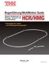 HCR/HMG. Bogenführung/MultiMotion Guide. Einfache Realisierung von Montage-, Transport- und Inspektionslinien