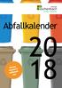 Goldingertal Eschenbach. Ausgabe 16/2017. Abfallkalender 20. Heraustrennen. aufbewahren!