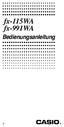 fx-115wa fx-991wa Bedienungsanleitung