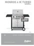 MONROE 4 IK TURBO GASGRILL AUFBAU SICHERHEIT BEDIENUNG.