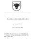 ABFALL VERORDNUNG. der Gemeinde Urdorf. vom 12. Dezember 1990