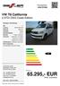 Fahrzeugnummer VW T6 California Neuwagen EU-Fahrzeug Leistung Hubraum Kraftstoff Schadstoffklasse Getriebe Verbrauch