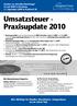 Umsatzsteuer - Praxisupdate 2010
