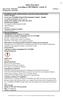 Safety Data Sheet according to 1907/2006/EC, Article 31 Date of issue: Version: 1 Printing date: