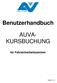 Benutzerhandbuch AUVA- KURSBUCHUNG