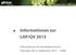 Informationen zur LAP/QV 2013
