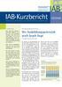 IAB Kurzbericht. Aktuelle Analysen und Kommentare aus dem Institut für Arbeitsmarkt- und Berufsforschung. Betriebliche Berufsausbildung