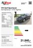 21.840,inkl. 19 % Mwst. VW Golf Sportsvan Golf Sportsvan 1,4TSi Highline. auto-service-abel.de. Preis: