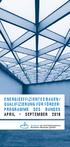 ENERGIEEFFIZIENTES BAUEN/ QUALIFIZIERUNG FÜR FÖRDER PROGRAMME DES BUNDES