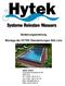 Bedienungsanleitung. Montage der HYTEK Überdachungen Slim Line