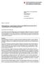 Stellungnahme zur vorgeschlagenen Revision des FINMA-Rundschreibens 2011/2 Eigenmittelpuffer und Kapitalplanung Banken