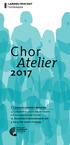 Chor Atelier. 7. Landeschorwettbewerb