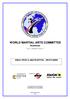 WORLD MARTIAL ARTS COMMITTEE