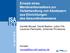 Einsatz eines Membranbioreaktors zur Vorbehandlung von Abwässern aus Einrichtungen des Gesundheitswesens