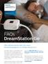 FAQs. DreamStation Go. Alles Wissenswerte über das neue Reisetherapiegerät von Philips Respironics