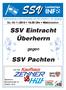 SSV INF. SSV Eintracht. gegen. Landesliga. Stadionzeitung zu den Heimspielen des SSV Überherrn 29. Jahrgang Sa