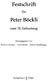 Festschrift. Peter Böckli