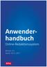 Anwenderhandbuch. Online-Redaktionssystem