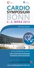 BONN CARDIO SYMPOSIUM MÄRZ mit Live Cases. Universitätsklinikum Bonn Interventionelle Kardiologie Standards und Innovationen