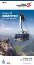 DAS IST ZUGSPITZE! That is the Zugspitze! Sommer 2018 Winter 2018/2019.