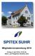SPITEX SUHR. Mitgliederversammlung Freitag, 8. April 2016, 19:30 Uhr Alters- und Pflegeheim Steinfeld, Suhr