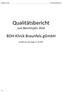 Qualitätsbericht. BDH-Klinik Braunfels ggmbh. zum Berichtsjahr erstellt am: Dienstag, / 82