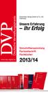 DVP. Ihr Erfolg 2013/14. Unsere Erfahrung. Deutsche Verwaltungspraxis. Vorschriftensammlung Fachzeitschrift Fachbücher.