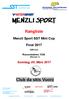 Rangliste. Menzli Sport SST Mini Cup. Final 2017 U09 U11. Riesenslaloms 1558 (Rennen 1) Sonntag, 05. März Club da skis Vuorz