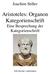 Aristoteles: Organon Kategorienschrift Eine Besprechung der Kategorienschrift