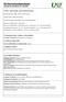 Sicherheitsdatenblatt Gemäß EG-Richtlinie 91/155/EWG