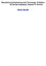 Manufacturing Engineering And Technology, SI Edition By Serope Kalpakjian, Stephen R. Schmid READ ONLINE