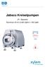Jabsco Kreiselpumpen. JP Baureihe Kennlinien 50 Hz (2.900 UpM & UpM) Jabsco Kreiselpumpen, JP-Serie 50 Hz, docx