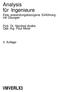 Analysis für Ingenieure