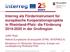 Interreg als Förderinstrument für europäische Kooperationsprojekte in Rheinland-Pfalz: die Förderung in der Großregion